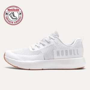NOBULL White Mesh Athletic Sneakers